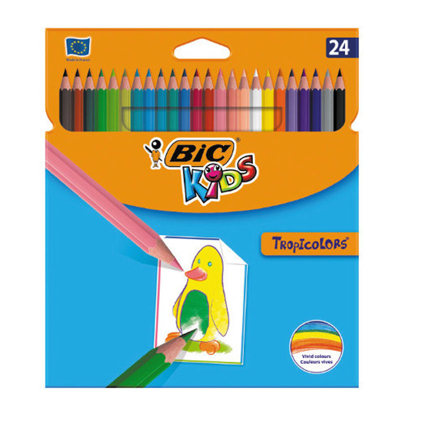 CREIOANE COLORATE 24 CULORI TROPICOLORS BIC CREIOANE COLORATE 24 CULORI TROPICOLORS BIC
